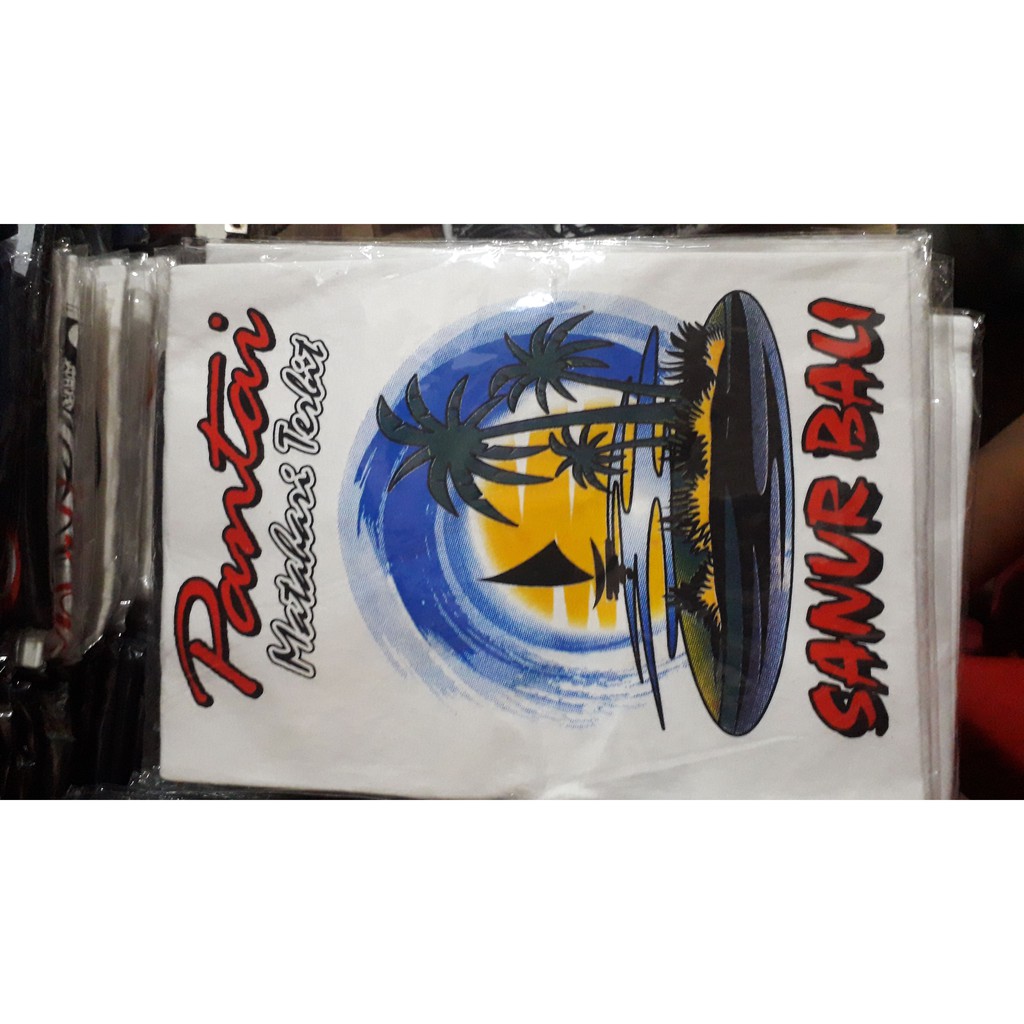 Baju Kaos Putih Bali