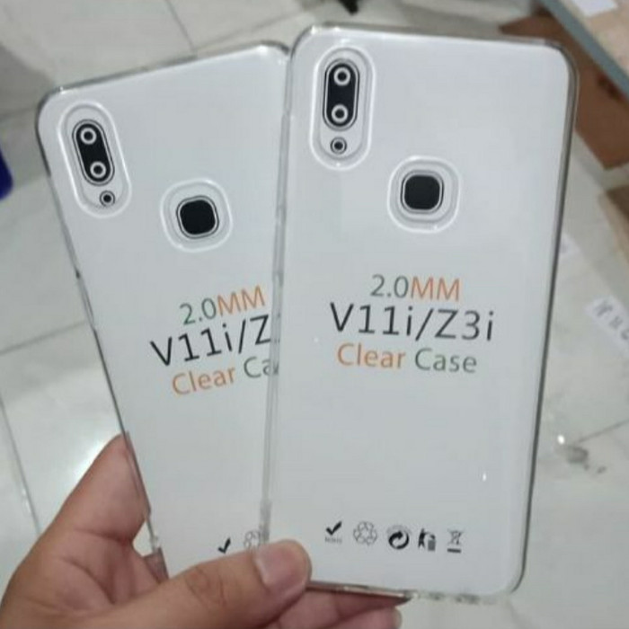 ORI Softcase Clear Case Sillikon Kondom Case Bening Casing Vivo V11i (TA)