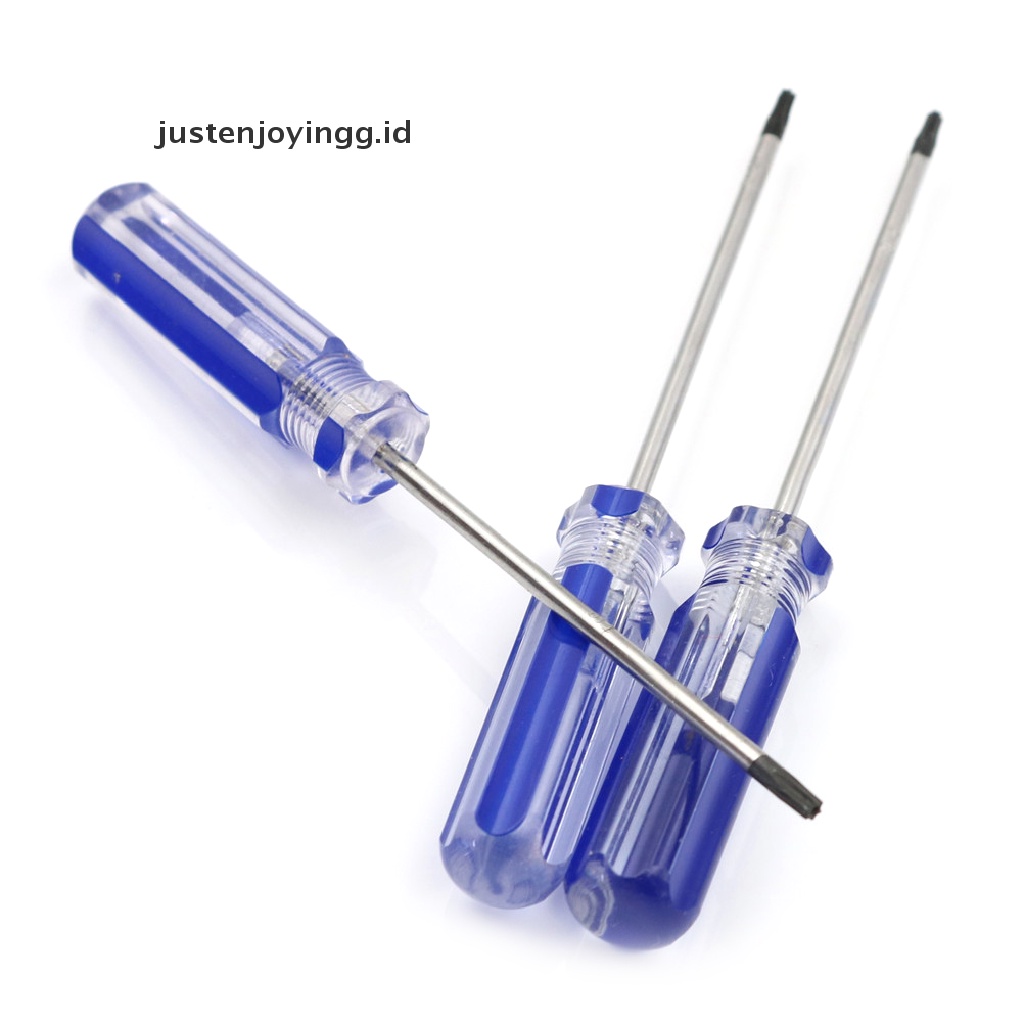 // justenjoyingg.id // new T8/T9/T10 Tamper Proof Screwdriver Security Torx Driver Disassembly For XBOX PS3 ~