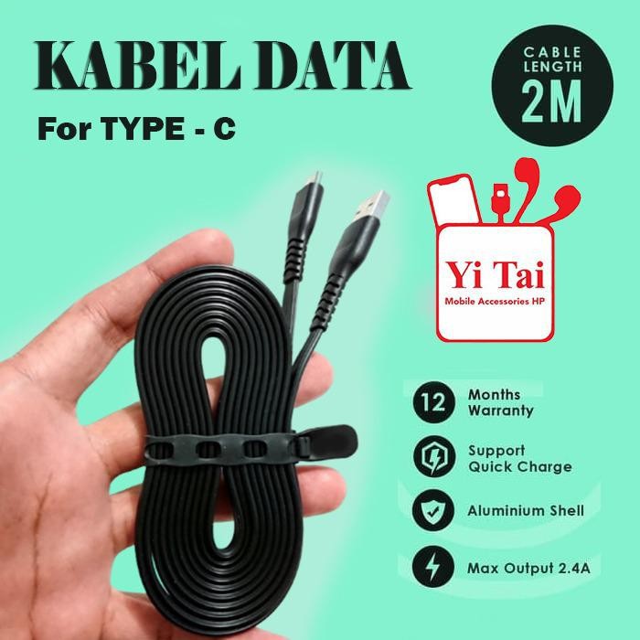 KABEL CHARGER YI TAI TYPE C 2M YT-200 - SC