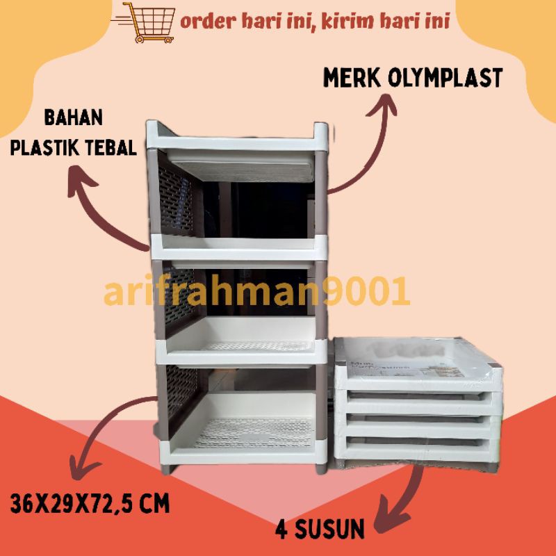 Rak Serbaguna Susun 3-4-5 Olymplast