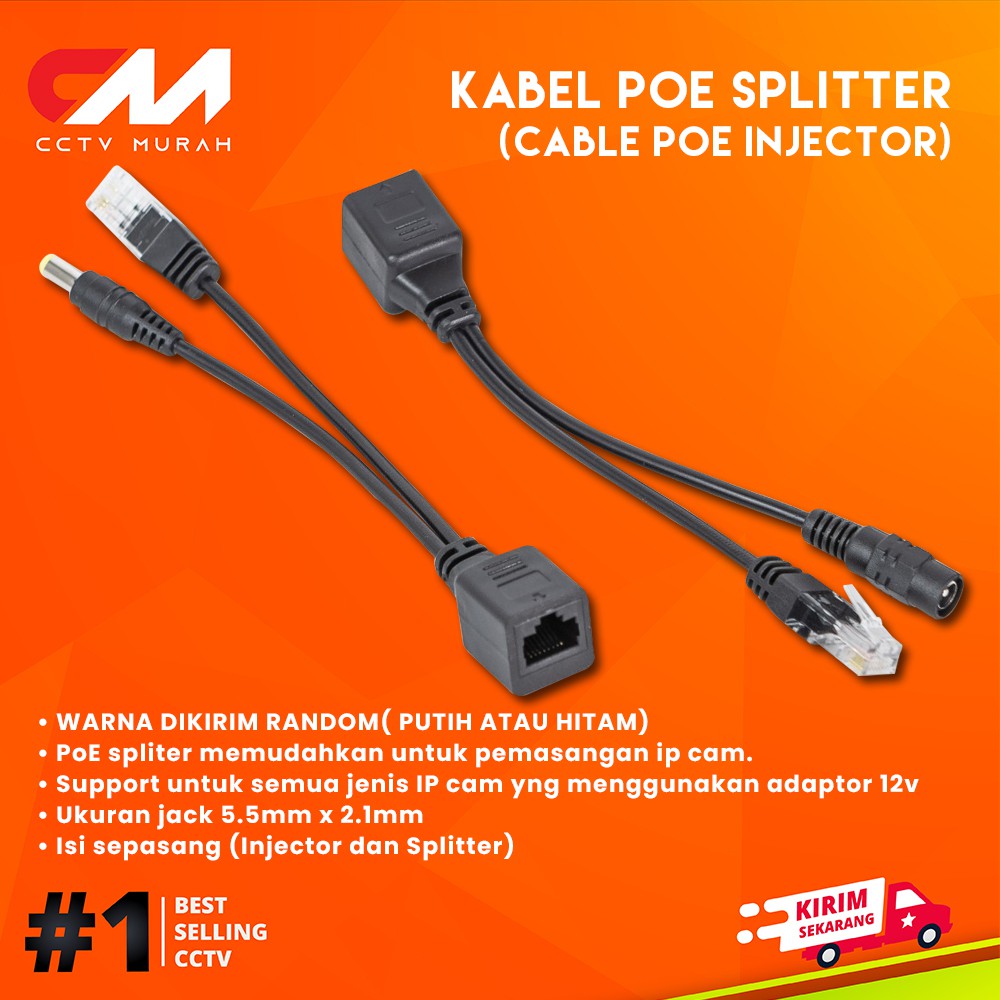 KABEL POE INJECTOR