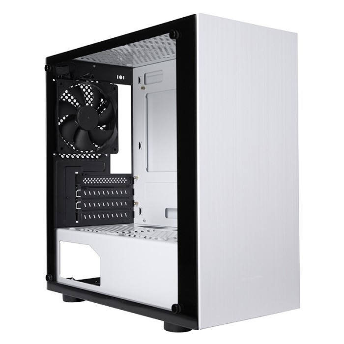 Tecware Nexus M White Tempered Glass Micro ATX Chassis Casing Komputer