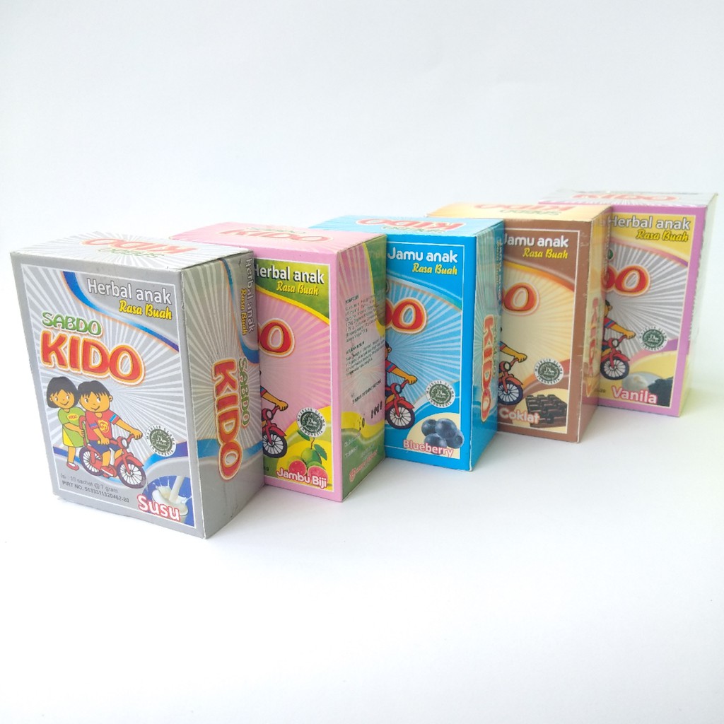 Minuman Herbal Anak Sabdo KIDO Aneka Rasa Buah Sabdo Palon Isi 10 Sachet