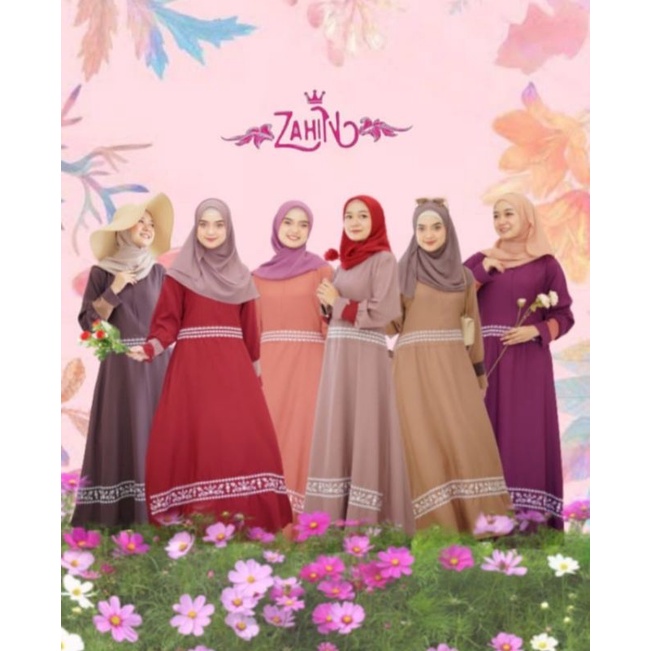 ZAHIN ORI VIONA DRESS // Gamis Itycrepe // Gamis itycrep // Gamis muslimah