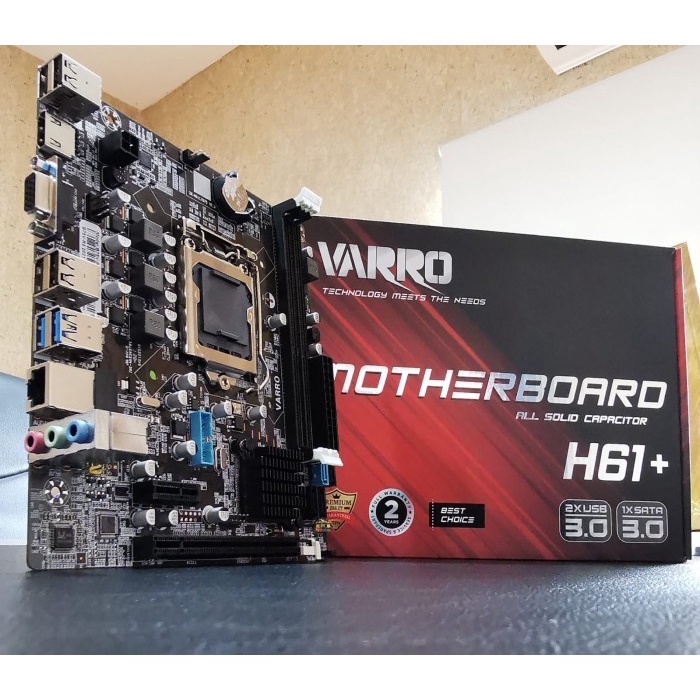 Motherboard Varro H61+ / Mainboard Varro H61 PLUS USB 3.0 & 2.0
