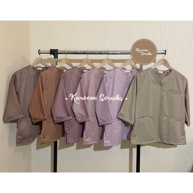 BAJU JAGA DOKTER PERAWAT / BAJU OKA / SCRUBS DOKTER / BAJU DOKTER