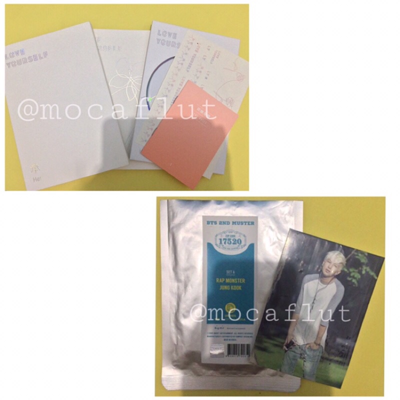 BTS ALBUM - Love yourself Her + poster + BTS 2nd muster 17520 live photo namjoon