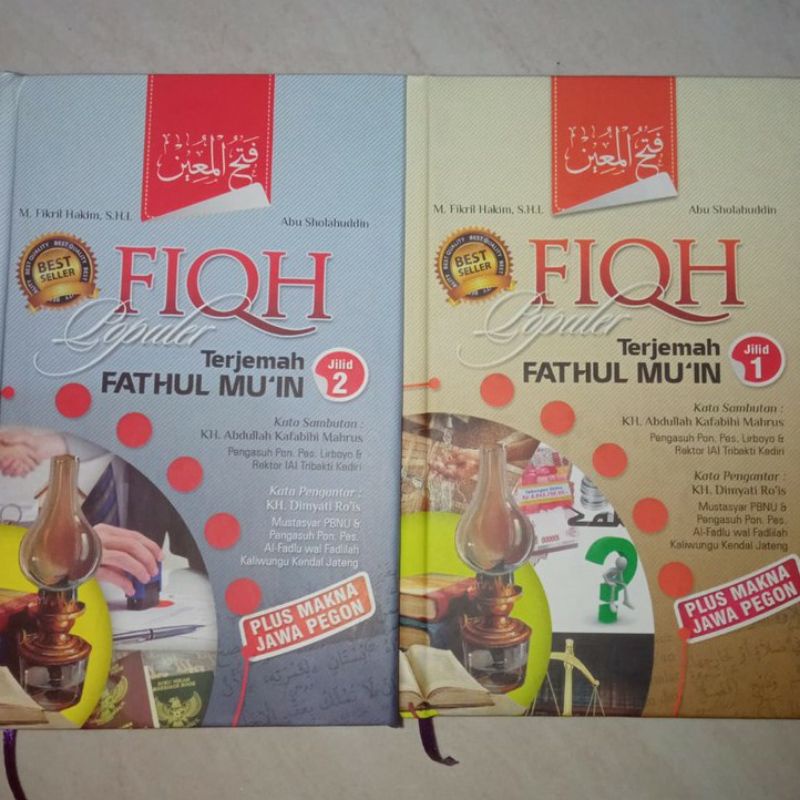 assalamualaikum,,,selamat datang ditoko kami, 2 buku fiqh populer terjemahan kitab fathul muin fiqih