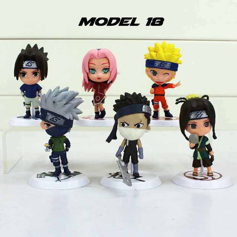 Action Figure Naruto Mainan Pajangan 6 Pcs