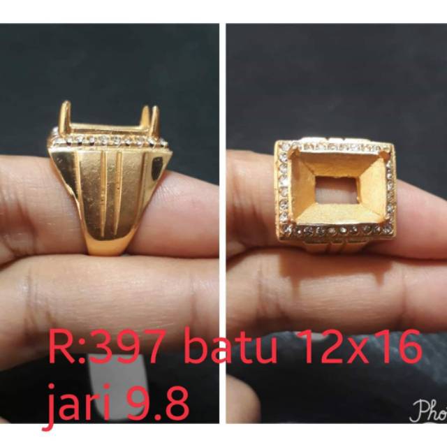Ikat ring emban perunggu model eropa