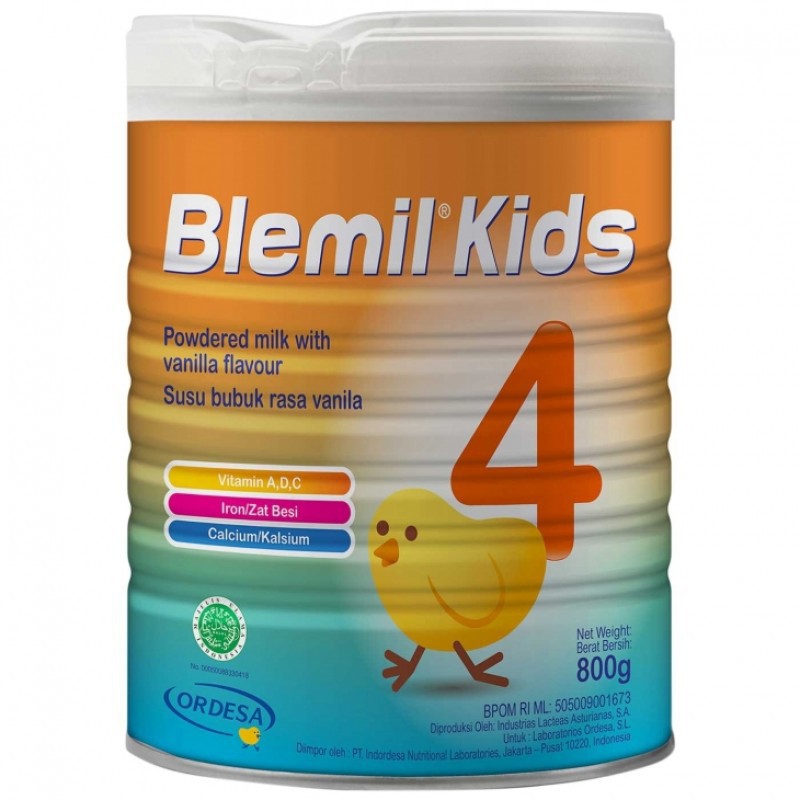 Ordesa Blemil Kids 4 800 Gram Kaleng - Susu Pertumbuhan 3 tahun ke atas