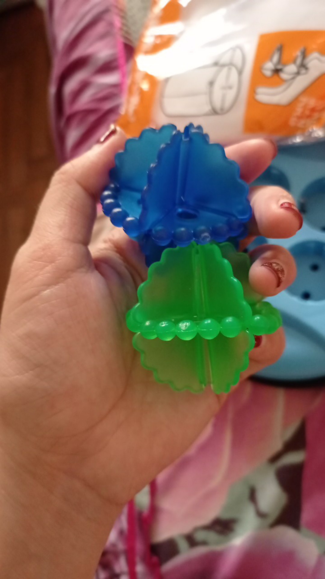 Bola Karet Pencuci Baju ( Rubber Laundry Ball ) Mesin Cuci - Clean Ball