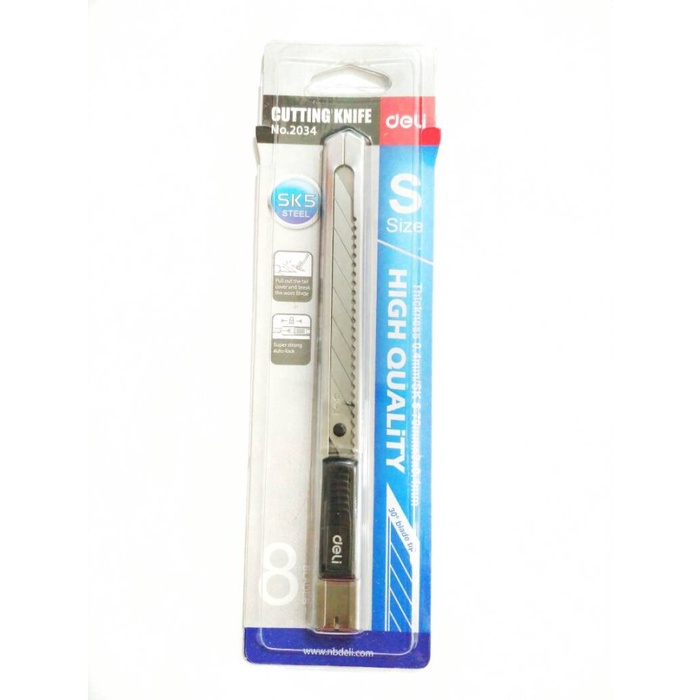 

Produk Unggulan Cutter/ Pisau Kater Deli Dengan Sudut Blade 30 Akurat Kualitas Bagus Trendi