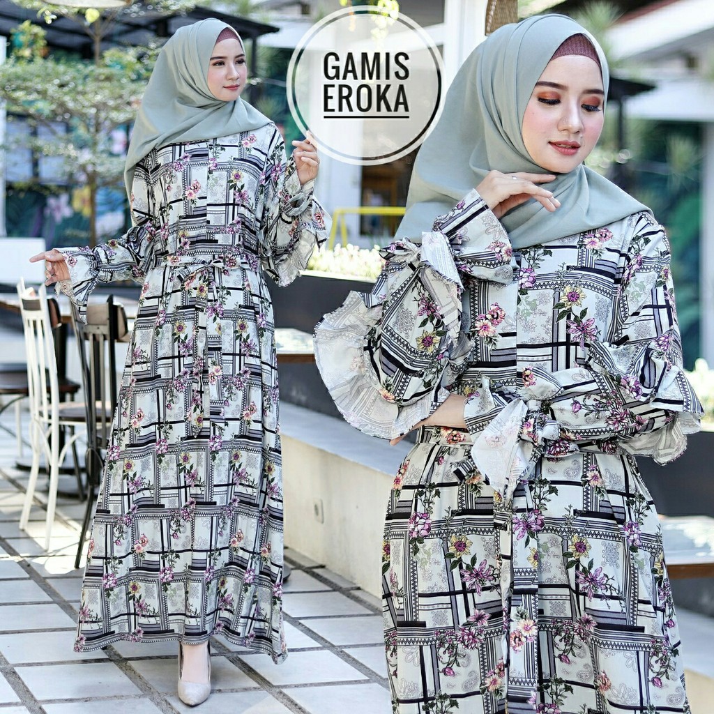 GAMIS EROKA RAYON 4Warna