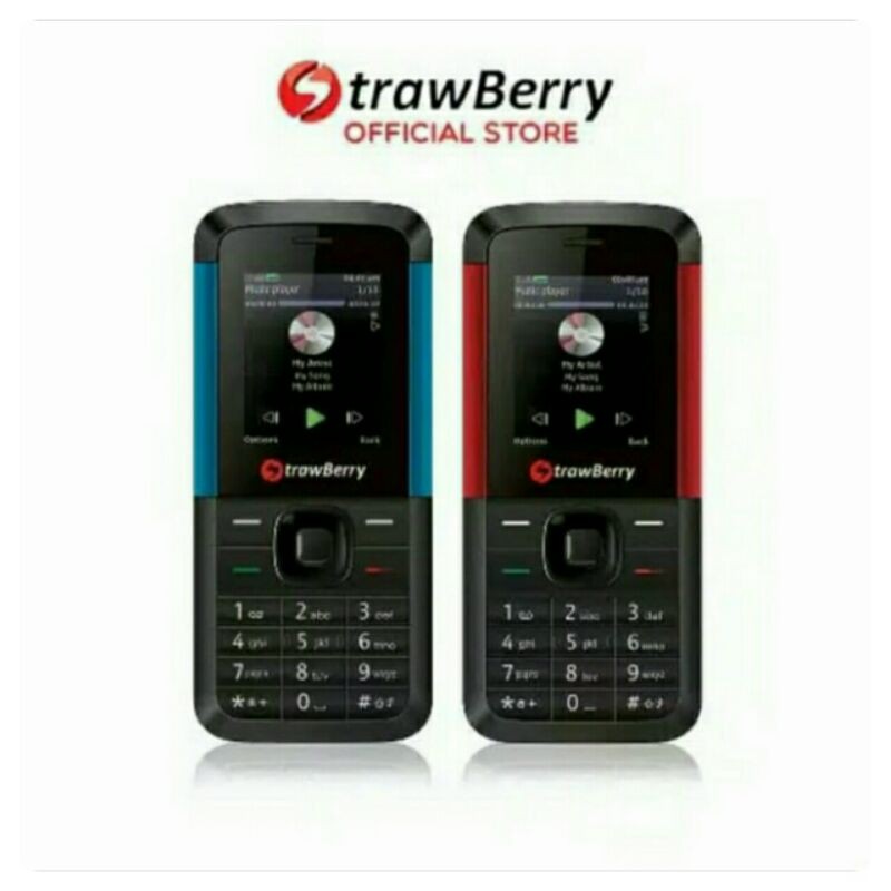 Hp STRAWBERRY ST-368 MAIKE CANDYBAR LAYAR 1,77 INCHI DUAL SIM ON CAMERA MP3
