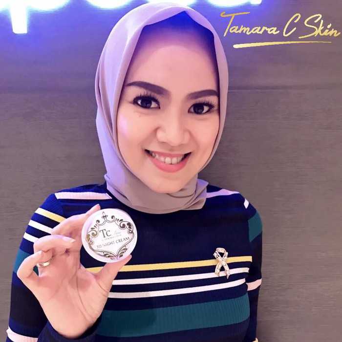 TCSkin 3D Cream Krim malam acne anti Flek Glowing whitening renewal