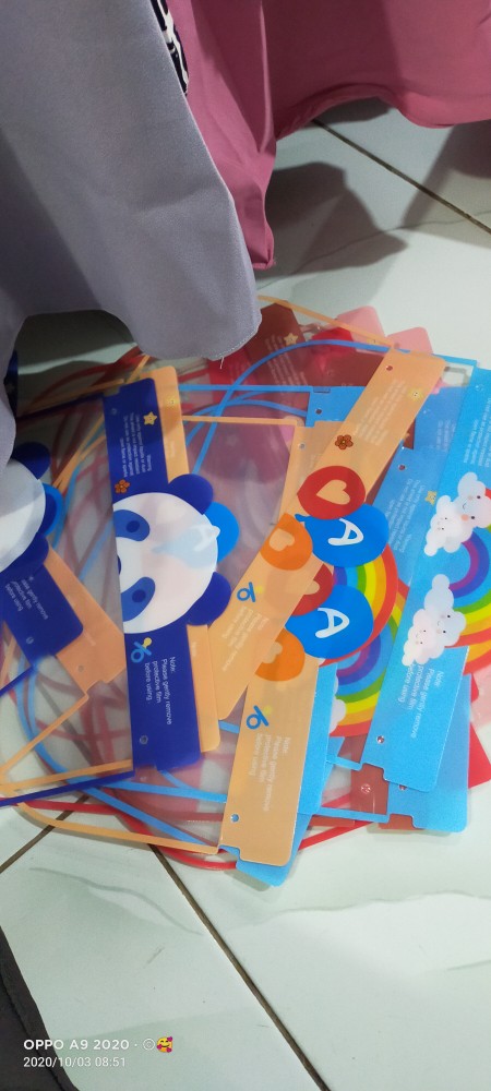 Refill Mika Face Shield Anak/ Refill Mika Face Shield Anak Nagita/ Mika Saja