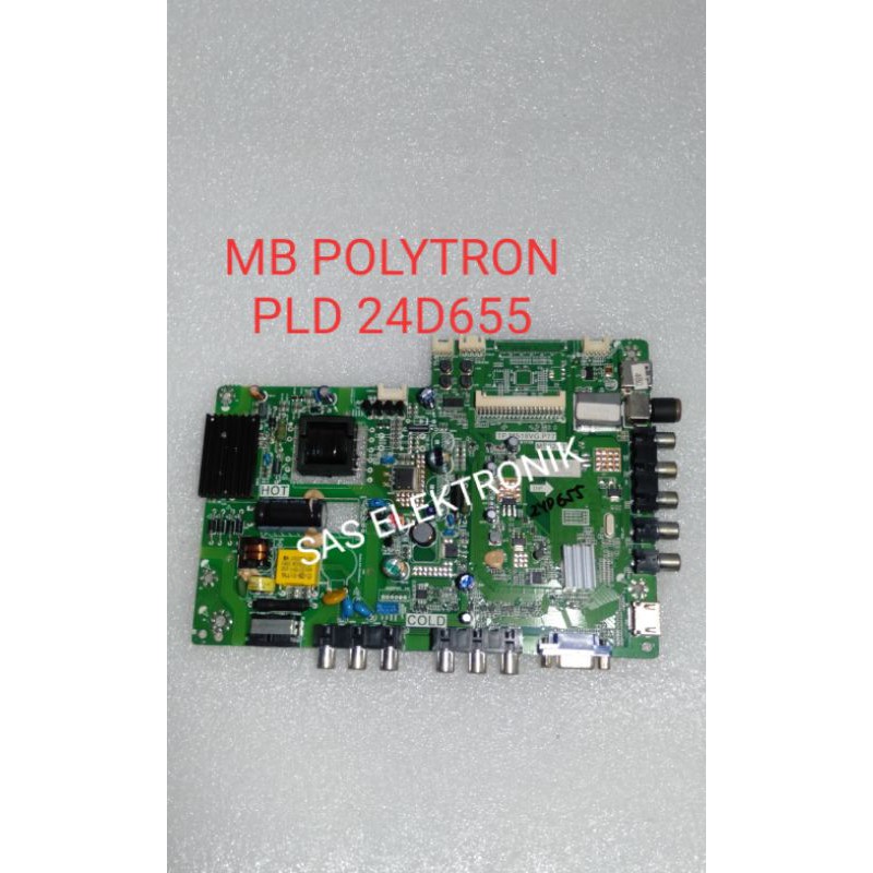 MB MOTHERBOARD MAINBOARD MESIN LED POLYTRON 24 INCH PLD 24D655 TP MS18VG.P77 MS82PT