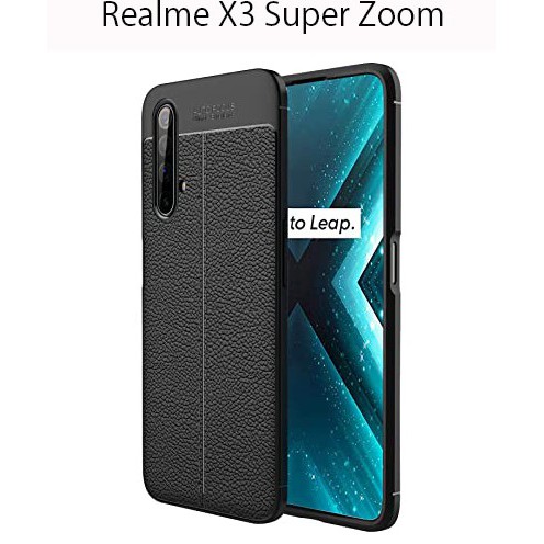 REALME X3 SUPER ZOOM / REALME X2 PRO CASE SOFTCASE AUTO FOKUS KULIT JERUK