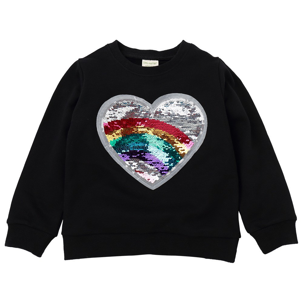 Sweater Perempuan Love Flip Sequin