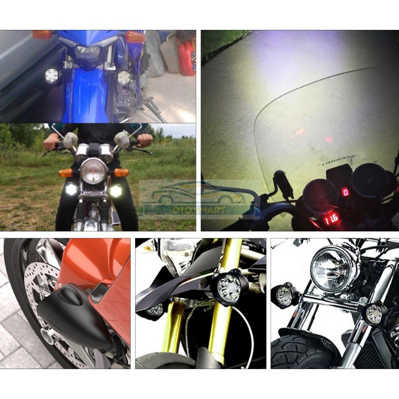 Lampu Tembak Sorot LED Motor Work Light Cree 6 Mata 6LED/Cree 9 Mata 9 LED 12V