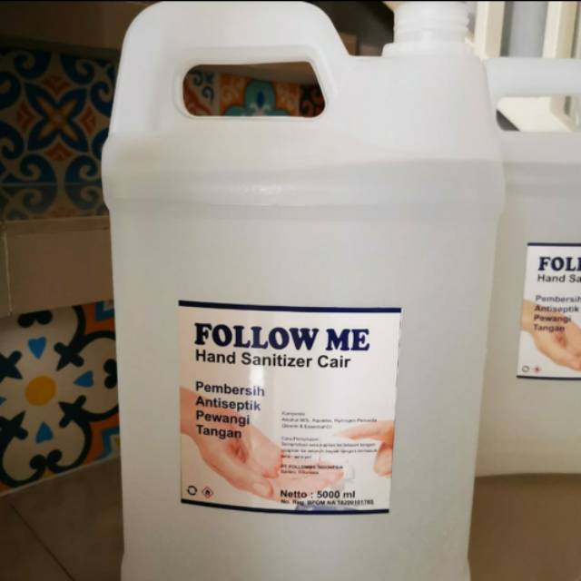 HAND SANITIZER 5 LITER
