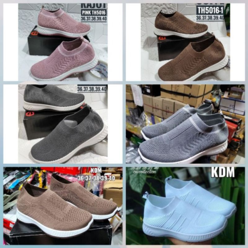 [ TERBARU ] Sepatu KDM IMPORT / Sepatu Rajut Wanita / Sneakers Rajut / Kdm Ori Import / Sepatu Wanit