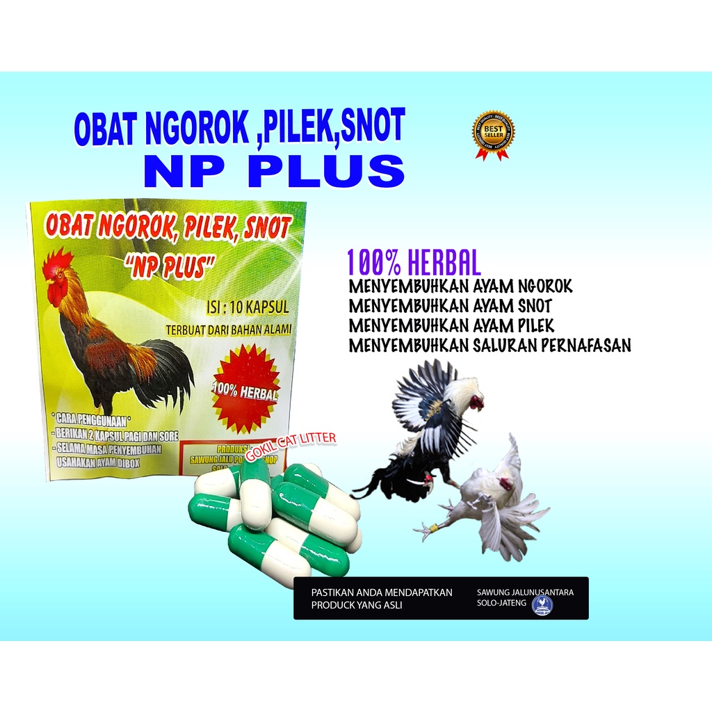 NP PLUS-OBAT NGOROK AYAM-ANTI SNOT AYAM-OBAT PILEK-OBAT PERNAFASAN AYAM-PENGUAT NAFAS AYAM