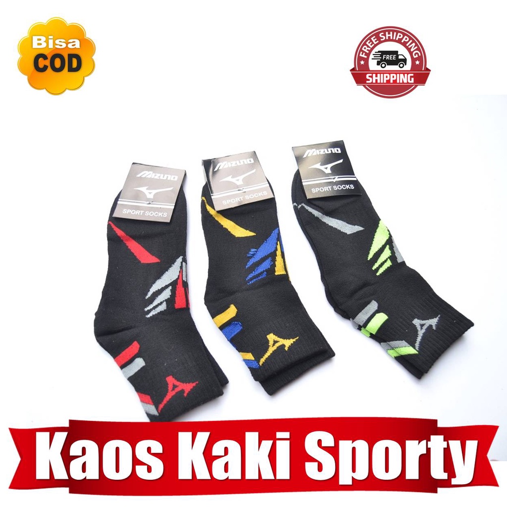 Kaos Kaki Tebal Pendek Sporty / Kaos kaki Pria Sporty Pendek