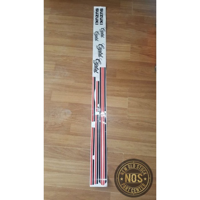 striping sticker suzuki crystal lama old copy original