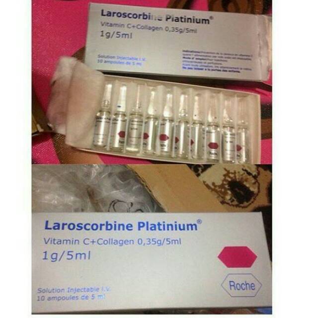 Laroscorbine Platinum Whitening Injection Original Suntik Putih Shopee Indonesia