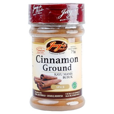 

JAY'S CINNAMON GROUND BUBUK KAYU MANIS 75 GRAM JAYS