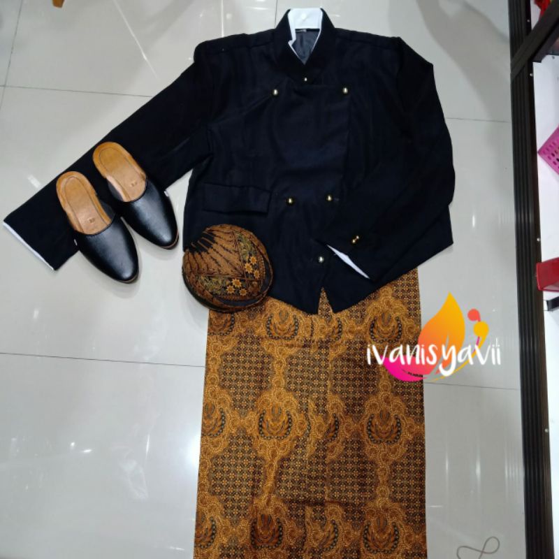 [Full Set] Baju Manggolo / Baju Adat Jawa Cowok