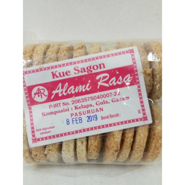 

Kue Kering Sagon Alami Rasa kemasan kecil