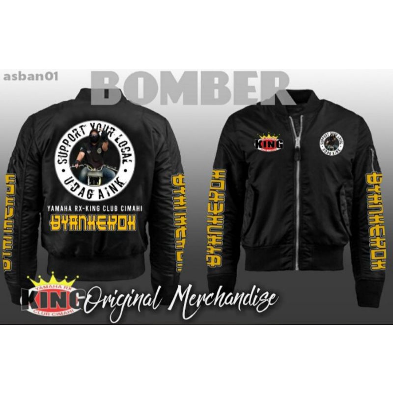 PRE ORDER JAKET BOMBER YRCC BYANKEROK JALANAN ORIGINAL