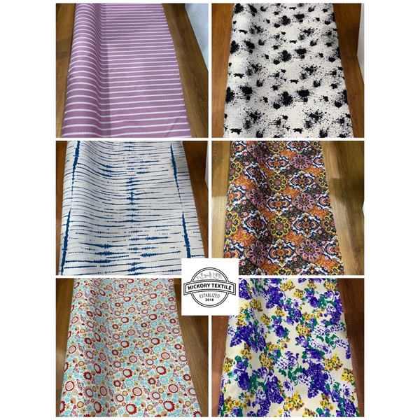 Kain Katun Rayon Viscose Premium Uniqlo