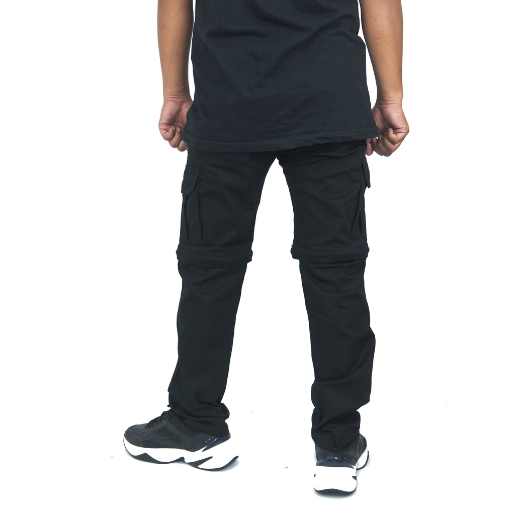 Celana Cargo Panjang Pendek  /  Cargo Pria Katun Twill Strecth / Cone Cargo Pants - KENFACTORY