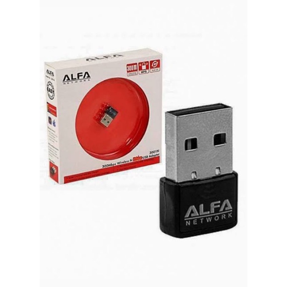 Alfa Wifi USB Adapter Mini 3001N 300 MBPS Support Win 10