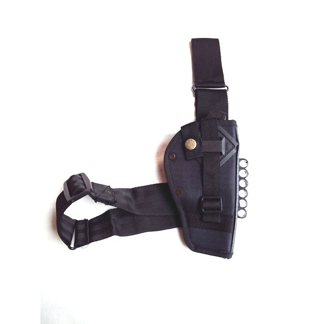 Anjay  holster pistol PDH tali paha ~ Hitam