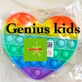 POP IT MURAH FIDGET PUSH UP POP ITS RAINBOW BUBBLE SENSORY STRESS RELIEF/POP IT BUBBLE SENSORY-POP IT LOVE