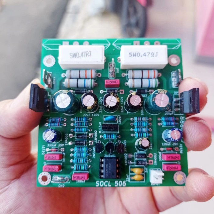 DRIVER POWER AMPLIFIER SOCL 506 TEF EKSLUSIVE FIBER DOUBLE LAYER