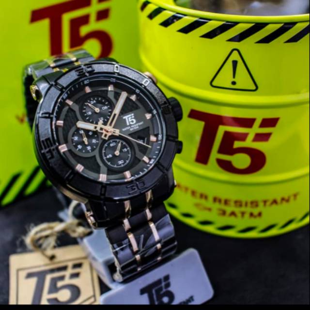 Jam tangan T5 3635 black