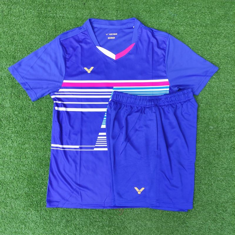 Setelan Baju / Kaos / Jersey dan Celana Badminton VICTOR 21309 IMPORT GRADE ORI / ORIGINAL