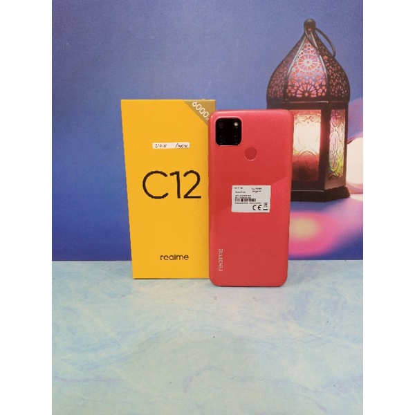 Realme C12 3/32 Second Fullset Bekas Garansi Resmi