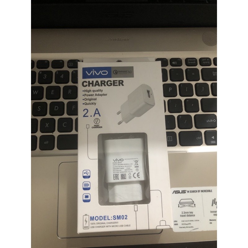 tc charger SM02 branded 1 USB 2A kwalitas bagus