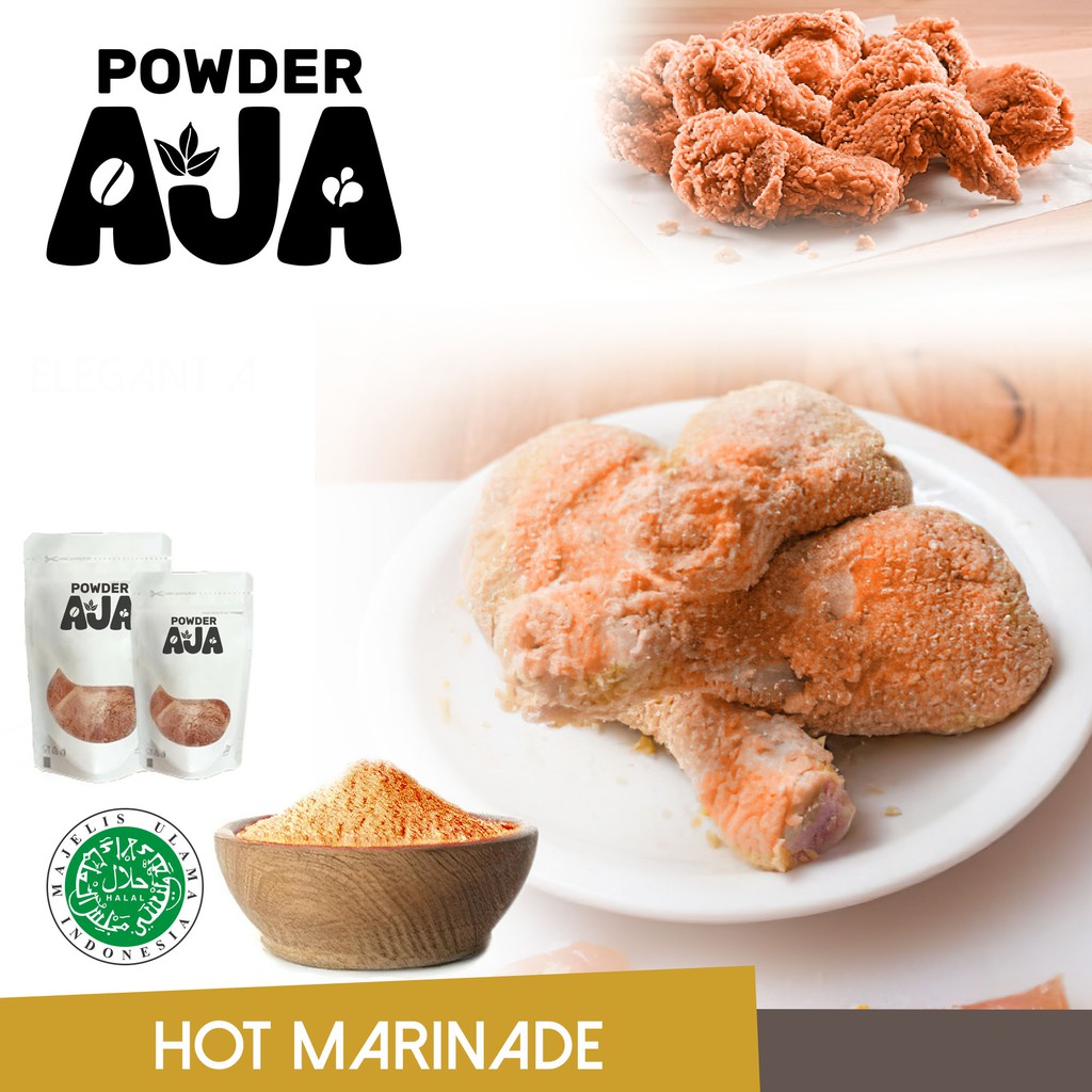 

POWDER AJA - 1KG BUMBU MARINASI AYAM SPICY/HOT MARINADE