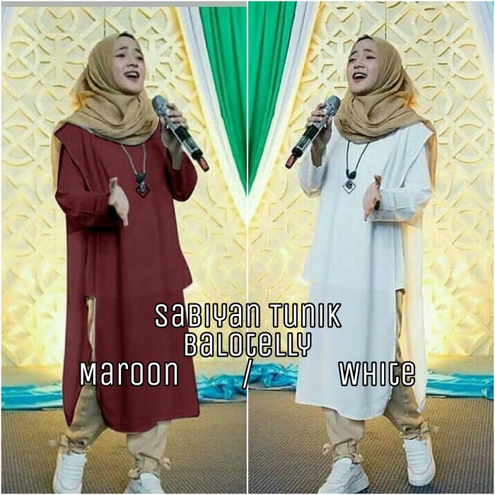 TERBARU Baju Putih / Grosir Pakaian / Baju nissa sabyan murah : Sabyan Tunik TP TERMURAHHH