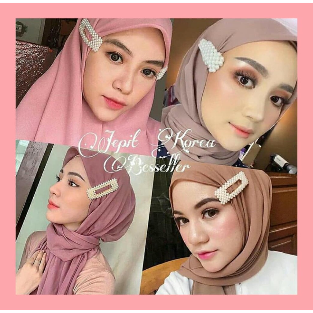 Jepit Hijab Korea Import