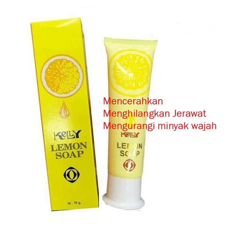 Kelly Lemon Soap Sabun Muka Kelly Lemon